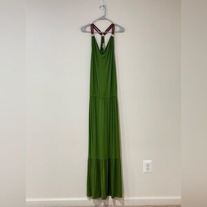 Michael Kors Vibrant Green Maxi Dress